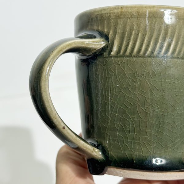 Drip Mug 01 - Crackle Celadon - Image 6