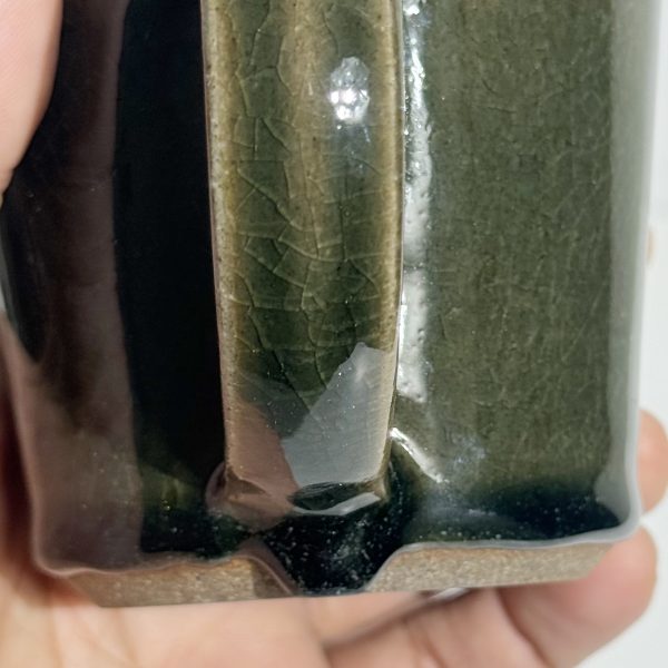 Drip Mug 02 - Crackle Celadon - Image 2