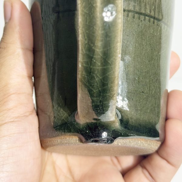 Drip Mug 03 - Crackle Celadon - Image 2