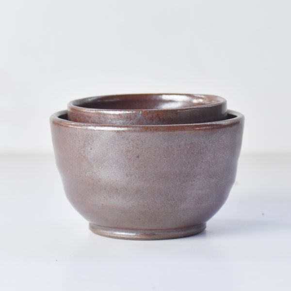 Spiral Bowl and Tumbler Set - Khakhi Glaze - Image 2