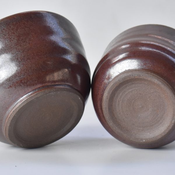 Spiral Bowl and Tumbler Set - Khakhi Glaze - Image 3