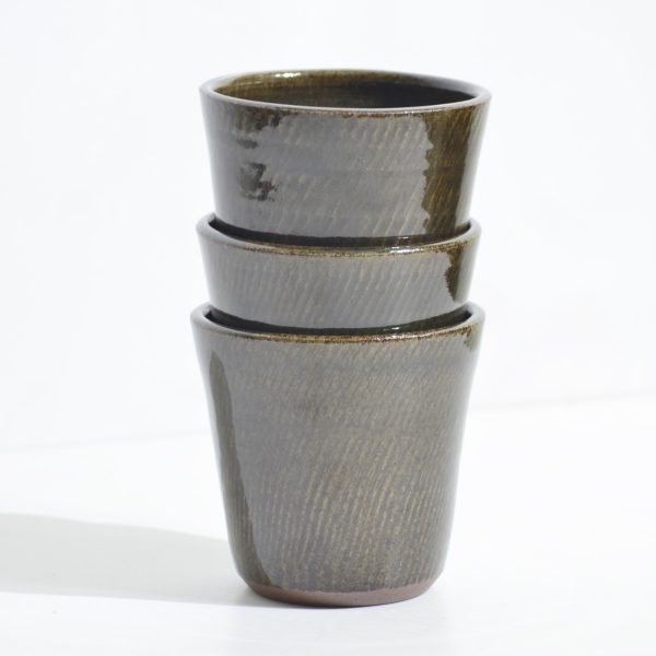 Small Tumblers Set - Crackle Celadon - Image 2