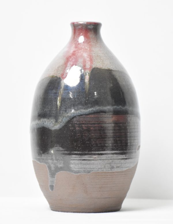 Copper Red and Tenmoku Vase