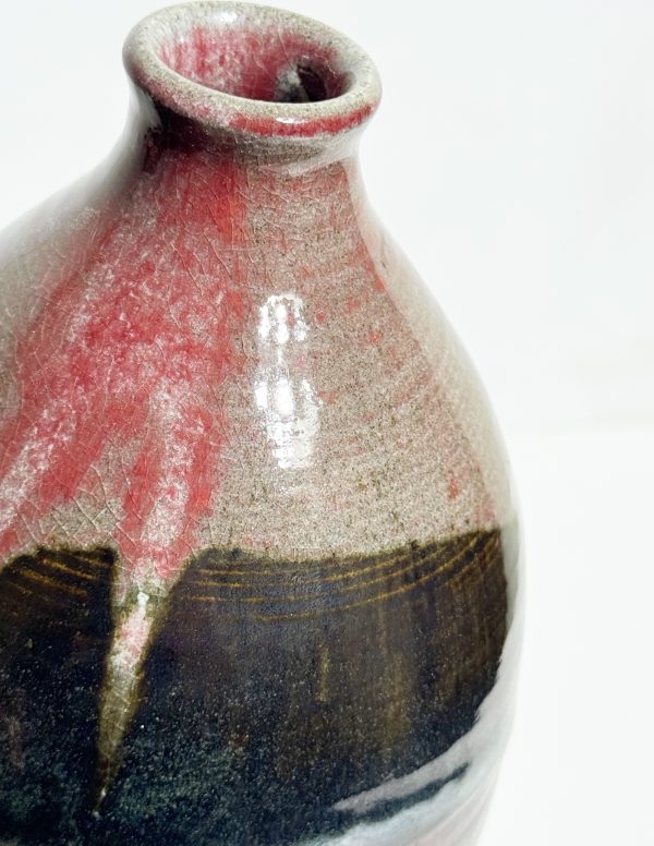 Copper Red and Tenmoku Vase - Image 9