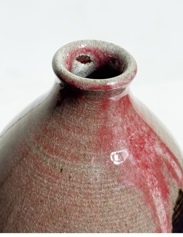 Copper Red and Tenmoku Vase - Image 8