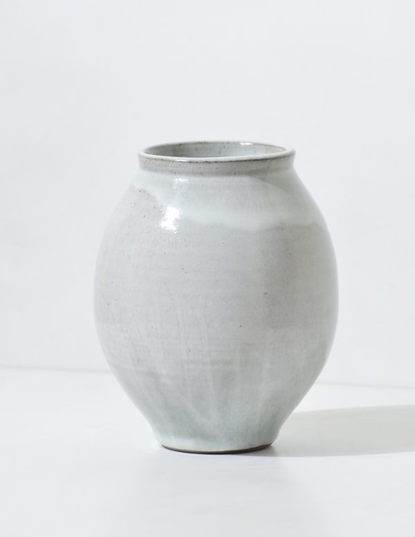 Round Vase - Speckled White - Image 4