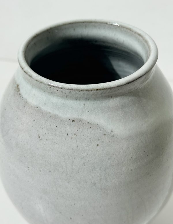 Round Vase - Speckled White - Image 2