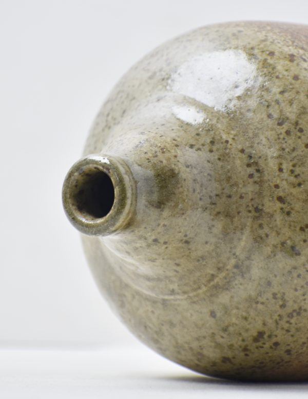 Wood Fired - Celadon Vase - Image 3
