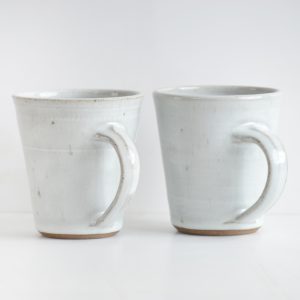 Coffee Mug Set - Speckled White