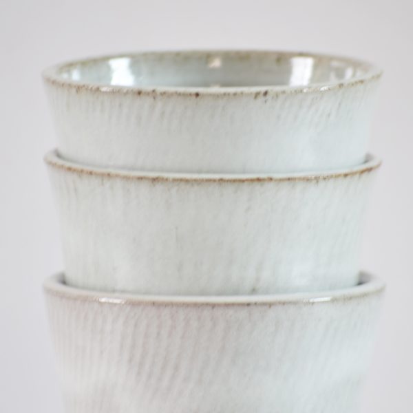 Small Tumblers Set - Speckled White - Image 3
